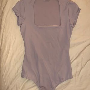Square neck free people body suit